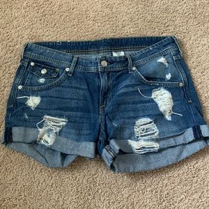 Denim shorts